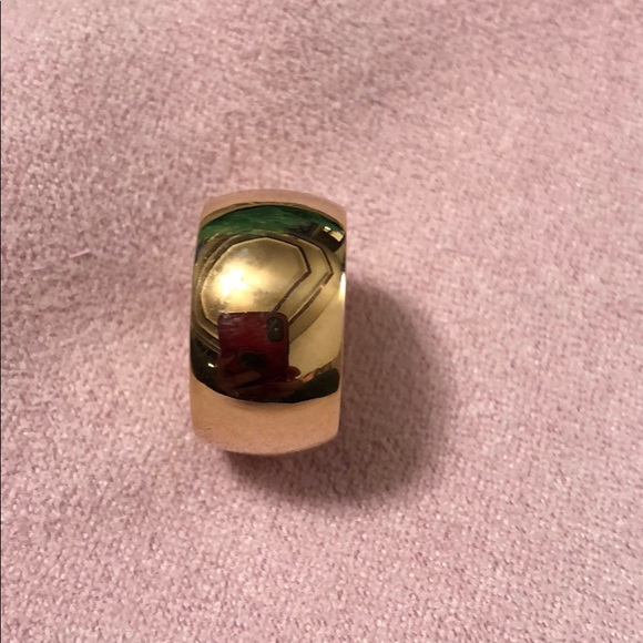 Jewelry - Lady’s 14 K yellow gold wide band.